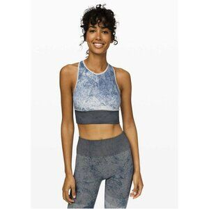 Lululemon Ebb to Train Bra *Wash White / Black / Luna Size 4 EUC